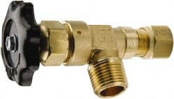 MNPTF x Tube (NTA) End Connection Brass Truck Valve MPN:V410NTA-8-8