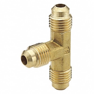 Union Tee Brass Tube 3/16 in PK10 MPN:144F-3