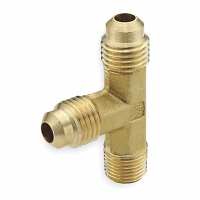 Male Run Tee Brass Tube x MNPT PK10 MPN:151F-6-4