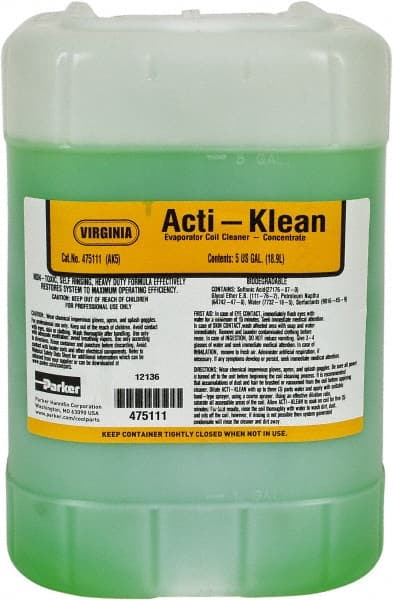 Coil Cleaner: Alkaline, 5 gal MPN:475111