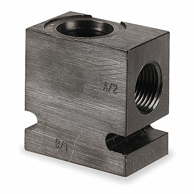 Valve Base 3/4-16 SAE Steel 10-2 Cavity MPN:B10-2-8T