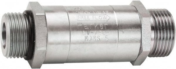 Hydraulic Control Check Valve: 9/16-18 Inlet, 11/16-16 Outlet, 13 GPM, 3,000 Max psi MPN:CV-370-MOMS-5