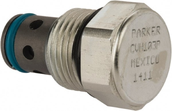 Hydraulic Control Cartridge Check Valve: 7/8-14 Thread, 16 GPM, 5,000 Max psi MPN:CVH103P