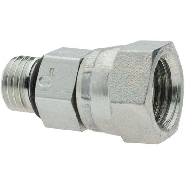 Hydraulic Hose Swivel Adapter: 4 mm, 7/16-20, 6,000 psi MPN:16250