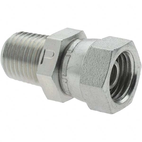 Hydraulic Hose Swivel Fitting: 4 mm, 1/4-18, 6,000 psi MPN:KP61676