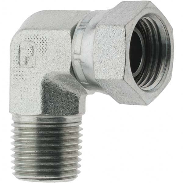 Hydraulic Hose Swivel Fitting: 8 mm, 1/2-14, 5,000 psi MPN:KP61681