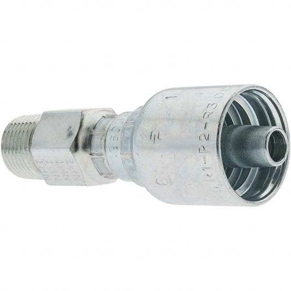 Hydraulic Hose Male NPTF Pipe Swivel Fitting: 0.375