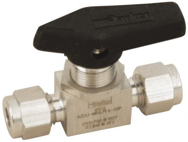 2-Way Manual Ball Valve: 1/8