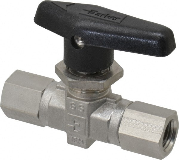 2-Way Manual Ball Valve: 1/4