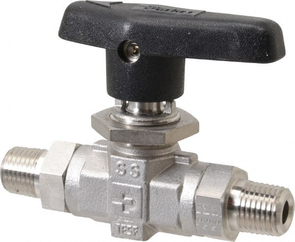 2-Way Manual Ball Valve: 1/4