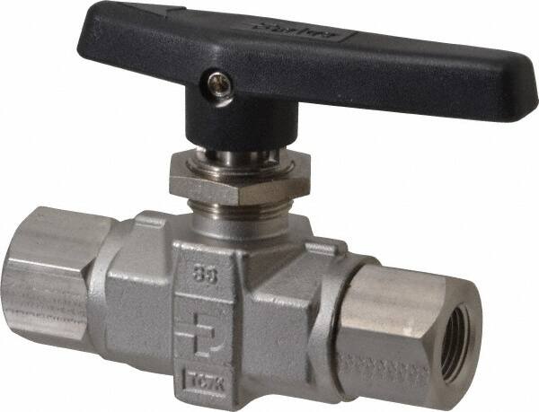 2-Way Manual Ball Valve: 3/8