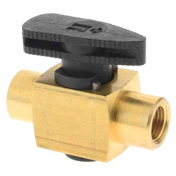 Instrumentation Plug Valves, End Connection: FNPT x FNPT , Handle Type: Lever , Seal Material: Nitrile  MPN:C552302