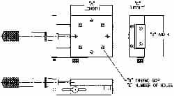 Linear Motion Systems, Linear Motion Type: Single Axis , Thread Size: 1/4-20 , Maximum Load Capacity (Lb.): 95.00  MPN:4410-DM