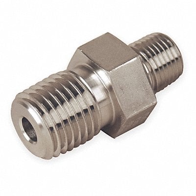 Hex Long Nipple 316 SS 3/4 x 1/4 in MPN:12-4 MHN-SS