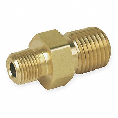 Hex Nipple Brass 3/4 x 1/2 in MNPT MPN:12-8 MHN-B