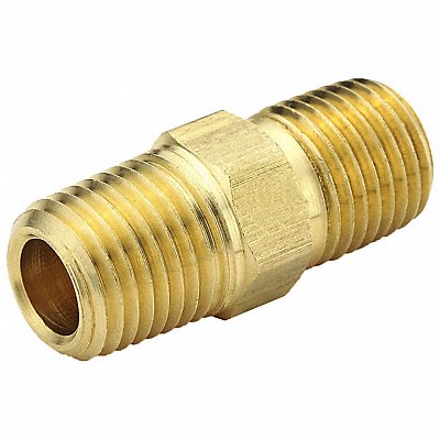 Hex Nipple Brass 3/4 in Pipe Size MNPT MPN:216P-12