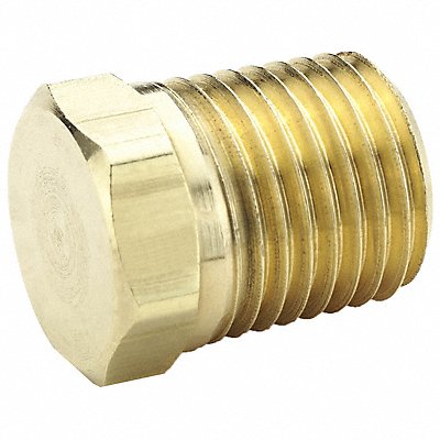 Hex Head Plug Brass 3/4 Pipe Size MNPT MPN:218P-12