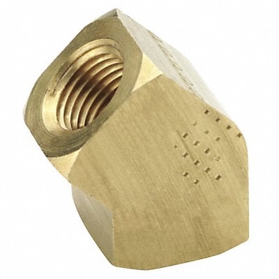 45 Elbow Brass 1/8 in Pipe Size FNPT MPN:2201P-2-2