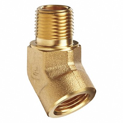 45 Street Elbow Brass 1/4 in NPT MPN:4-4 SVE-B