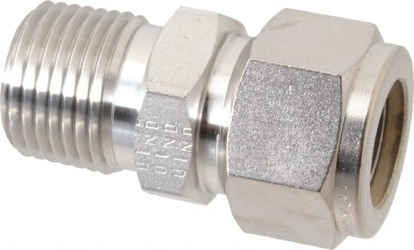 Compression Tube Connector: 1/2-14