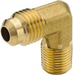 Brass Flared Tube Male Elbow: 5/16