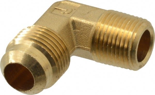 Brass Flared Tube Male Elbow: 1/2