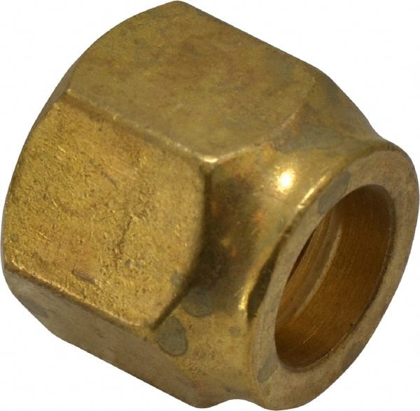 Brass Flared Tube Short Nut: 5/8