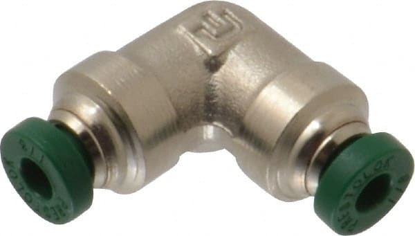 Push-To-Connect Tube to Tube Tube Fitting: Union Elbow, 1/8