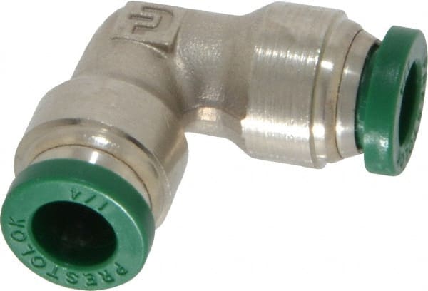 Push-To-Connect Tube to Tube Tube Fitting: Union Elbow, 1/4