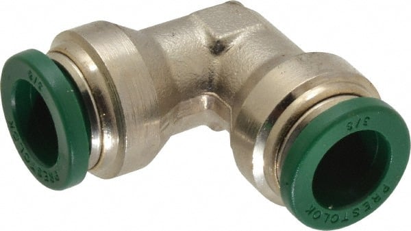 Push-To-Connect Tube to Tube Tube Fitting: Union Elbow, 3/8