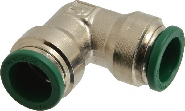 Push-To-Connect Tube to Tube Tube Fitting: Union Elbow, 1/2