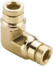 Push-To-Connect Tube to Tube Tube Fitting: Union Elbow, 1/4