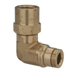 Push-To-Connect Tube to Female & Tube to Female NPT Tube Fitting: Swivel 90 ° MPN:170PTC-4-2