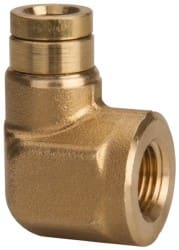 Push-To-Connect Tube to Female & Tube to Female NPT Tube Fitting: Rigid 90 ° MPN:170PTCNS-4-2