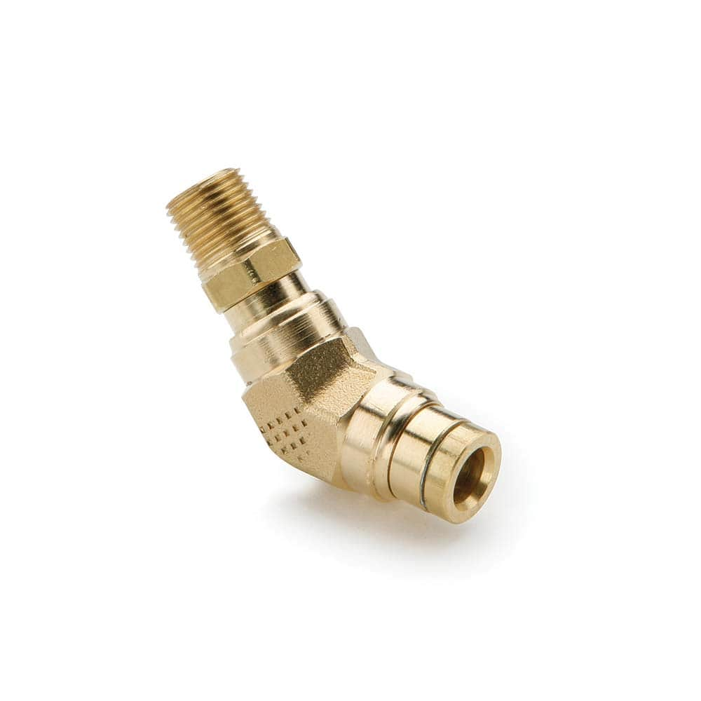 Push-To-Connect Tube to Male & Tube to Male NPTF Tube Fitting: 1/4