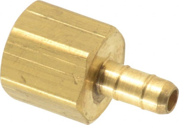 Barbed Tube Female Connector: Multiple Barbs, 1/8-27 MPN:26-4-2