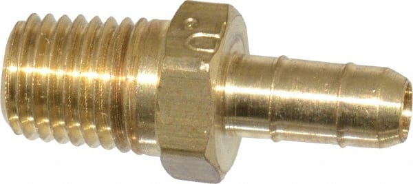 Barbed Tube Male Connector: Multiple Barbs, 1/16-27 MPN:28-4-1