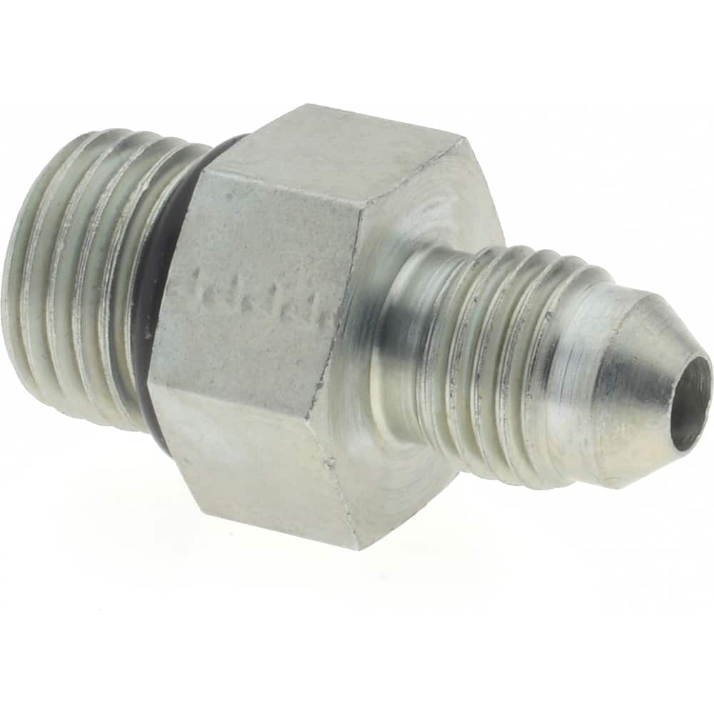 Steel Flared Tube Straight Thread Connector: 1/4