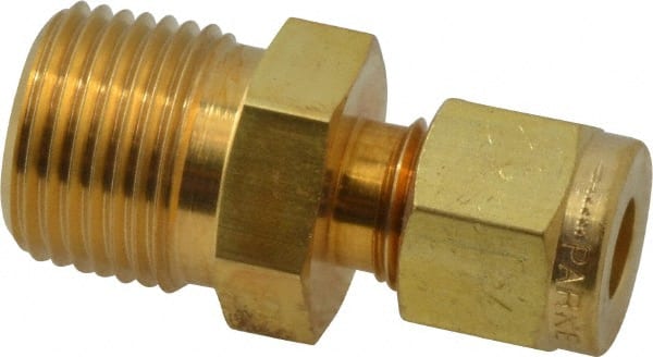 Compression Tube Connector: 3/8