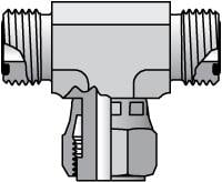 Compression Tube Swivel Branch: O-Ring Face Seal MPN:4 S6LO-S