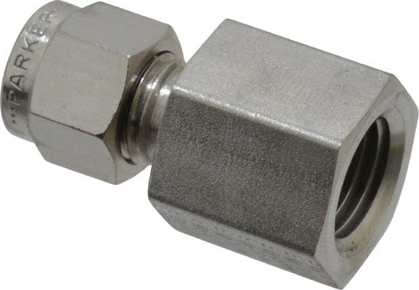 Compression Tube Connector: 1/4-18