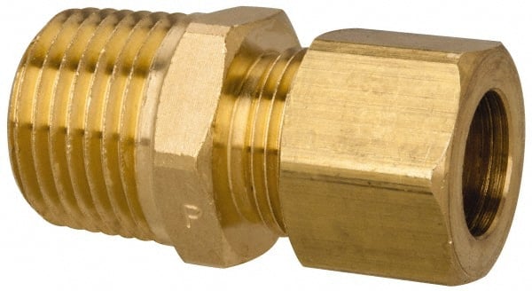 Compression Tube Tank Fitting: 1/2-14