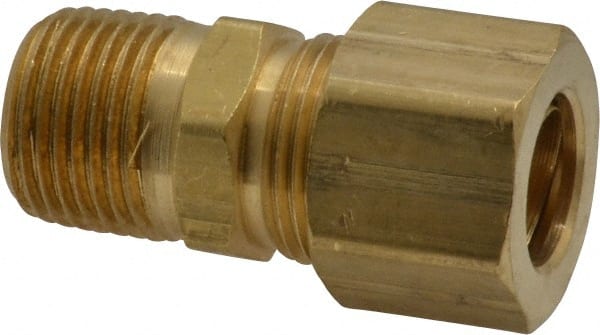 Compression Tube Connector: 3/8-18