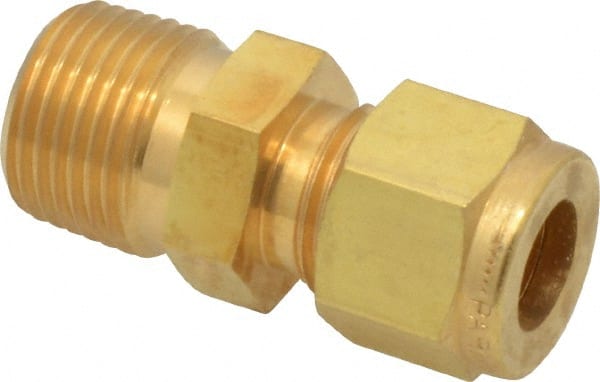 Compression Tube Connector: 3/8