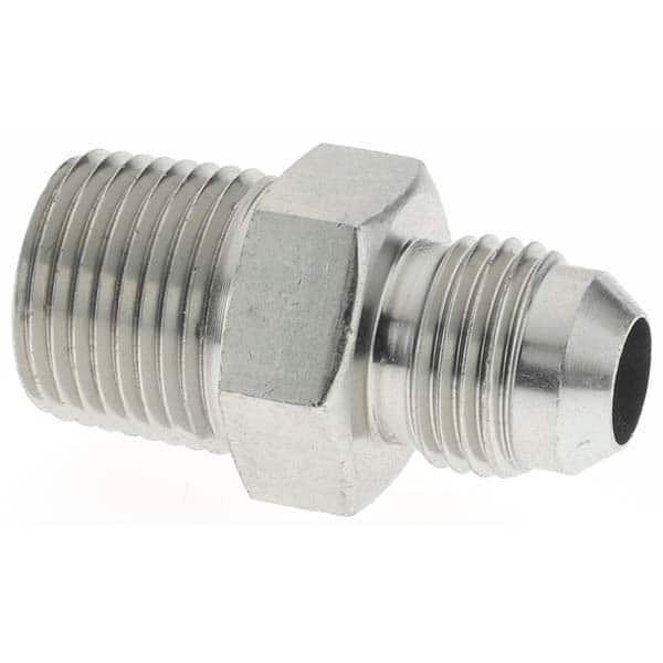 Steel Flared Tube Connector: 3/8