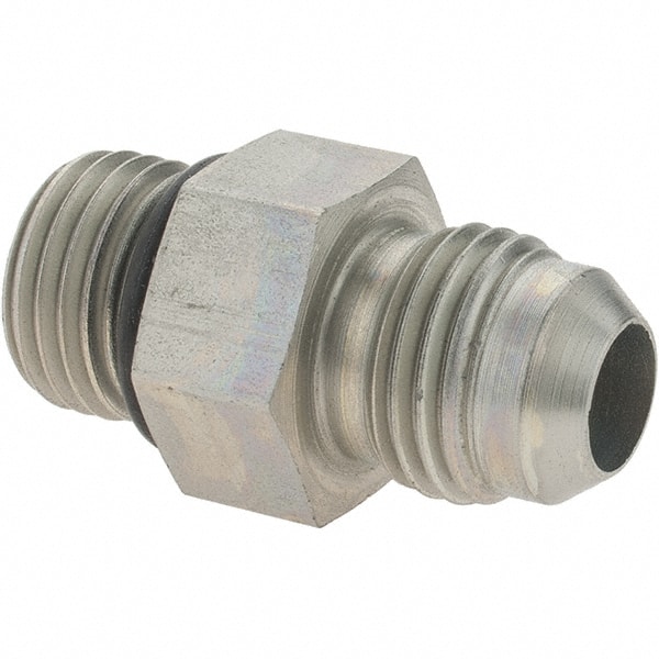 Steel Flared Tube Straight Thread Connector: 3/8