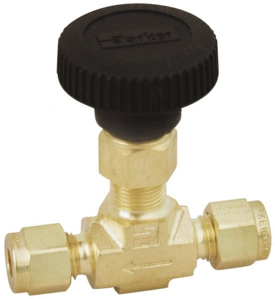 Needle Valve: Straight, 1/8