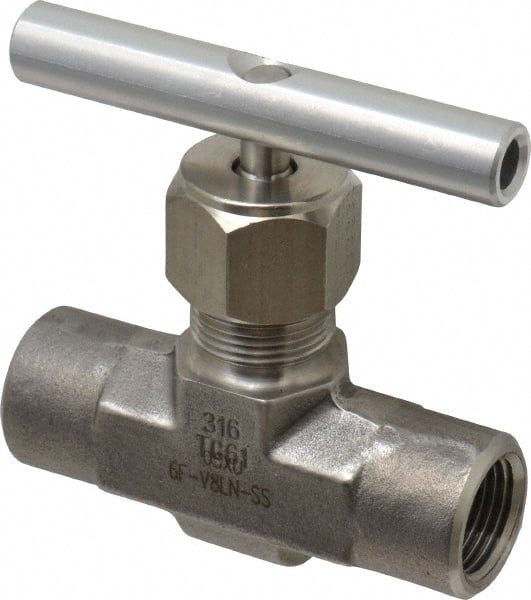 Needle Valve: Straight, 3/8