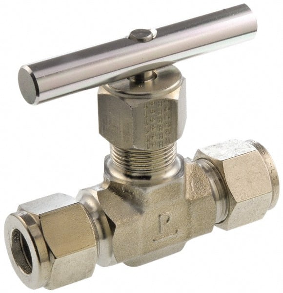 Needle Valve: Round Handle, Straight, 1/2