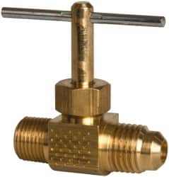 Needle Valve: Straight, 1/4 x 1/8